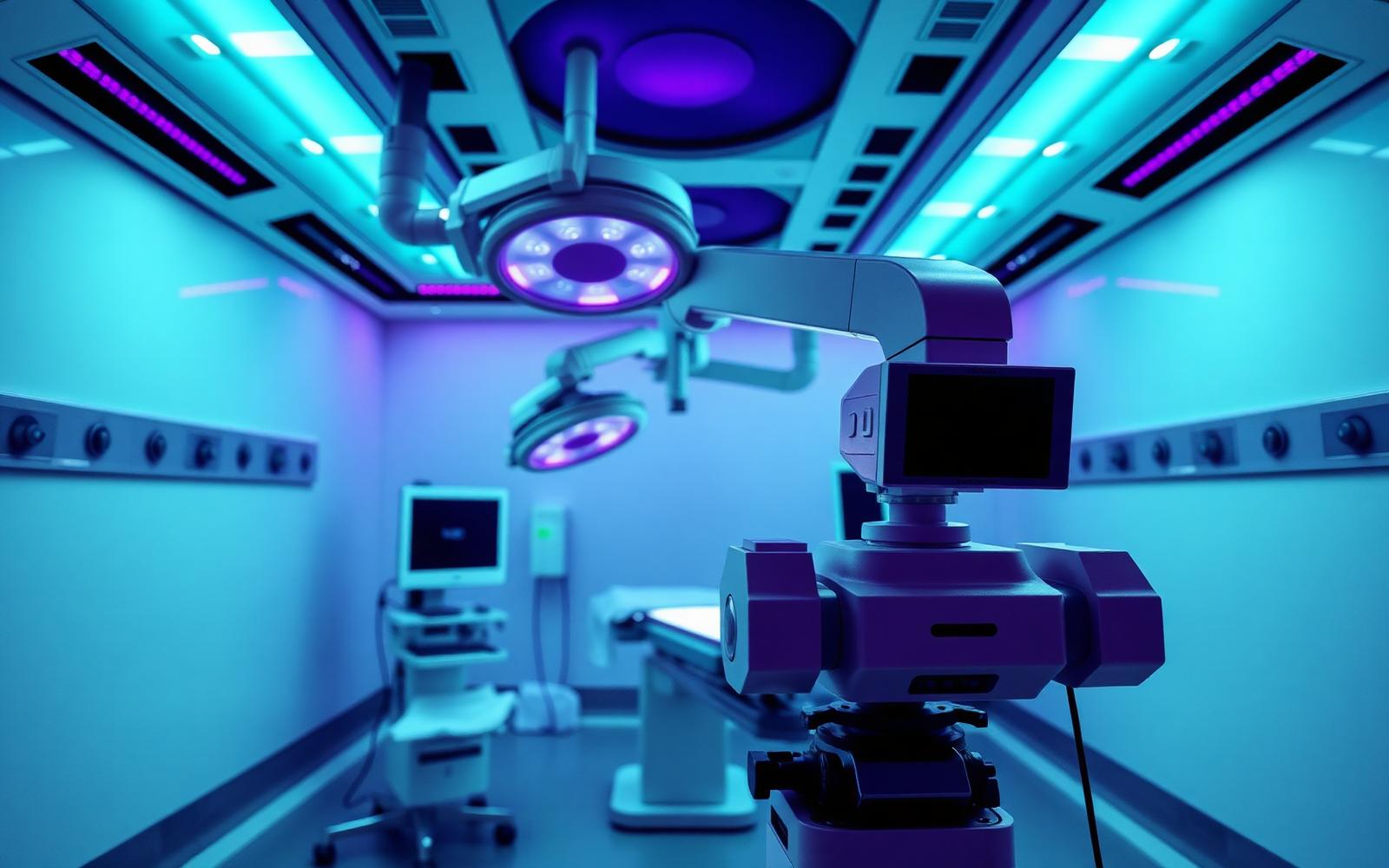 Bloc opératoire de chirurgie robotique